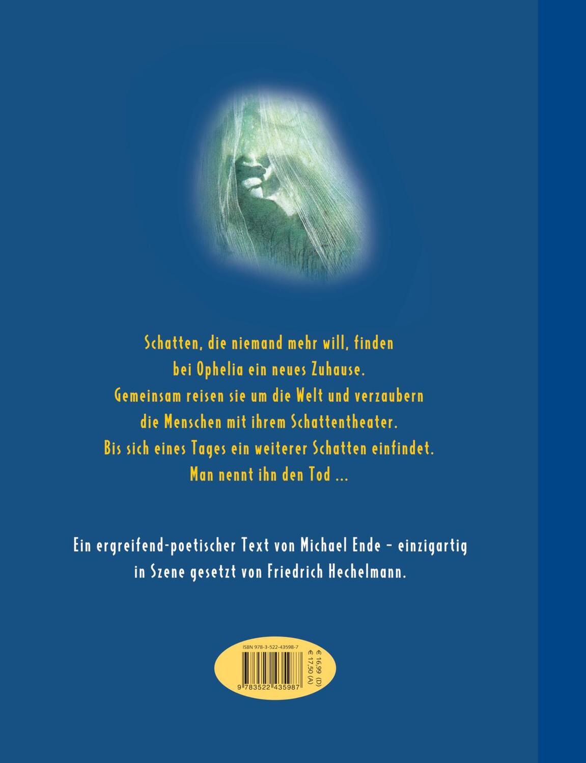 Rückseite: 9783522435987 | Ophelias Schattentheater | Michael Ende | Buch | 32 S. | Deutsch