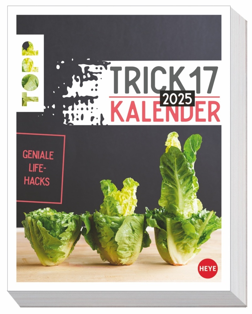 Cover: 9783756406241 | Trick 17 Tagesabreißkalender 2025 | Kalender | Geblockt | 324 S.