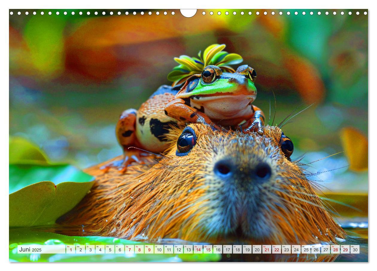 Bild: 9783457163955 | Capybaras im Alltag - Ein Jahr voller Abenteuer (Wandkalender 2025...