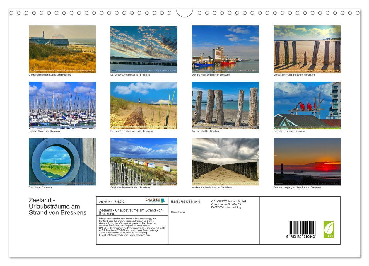 Bild: 9783435110940 | Zeeland - Urlaubsträume am Strand von Breskens (Wandkalender 2025...