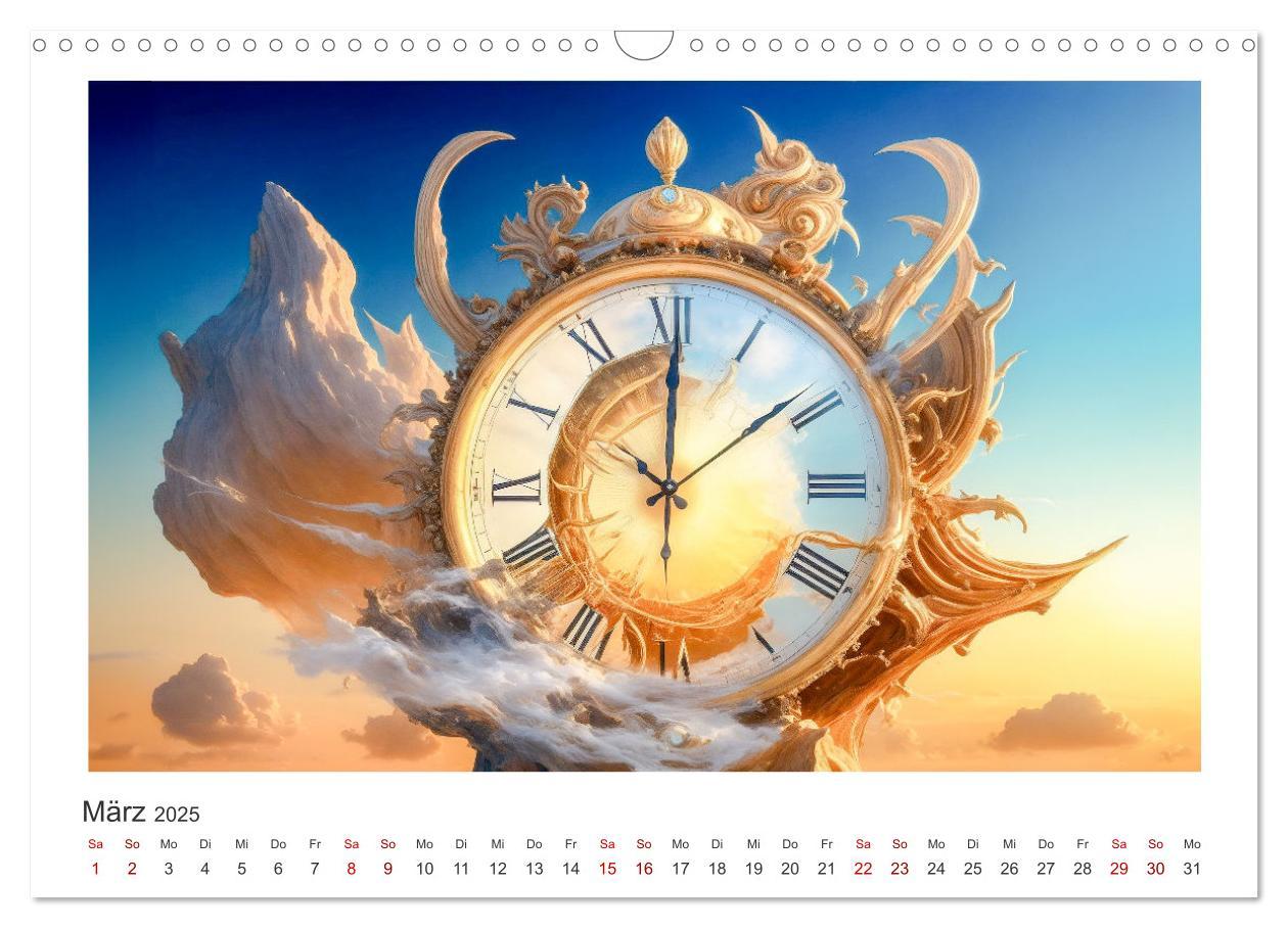 Bild: 9783383856846 | Zeit ist abstrakt (Wandkalender 2025 DIN A3 quer), CALVENDO...