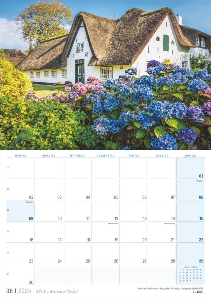 Bild: 9783964023438 | Sylt ... wie ich es liebe Kalender 2025 | Kalender | 13 S. | Deutsch