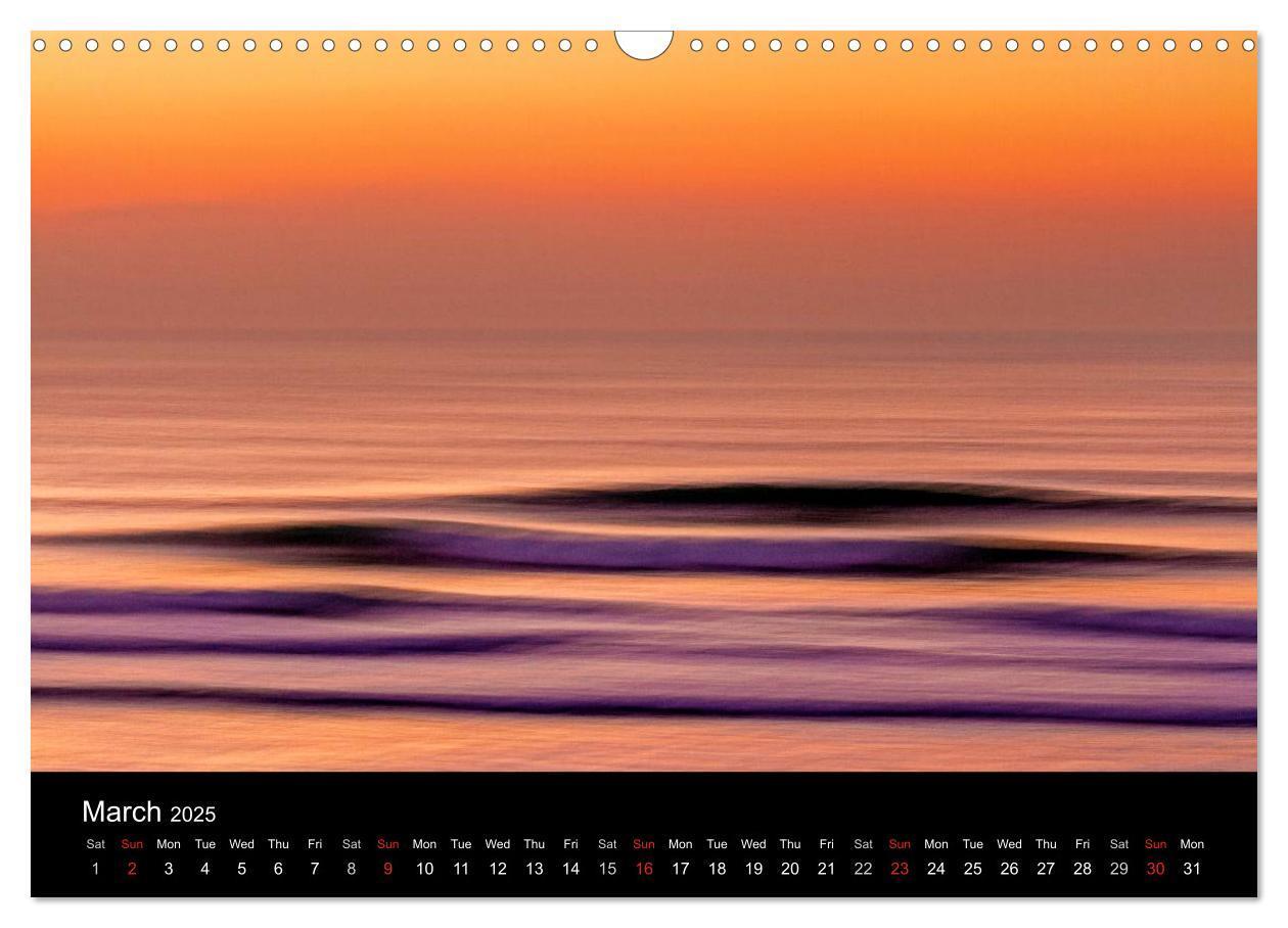 Bild: 9781325953400 | Waves in Cornwall (Wall Calendar 2025 DIN A3 landscape), CALVENDO...