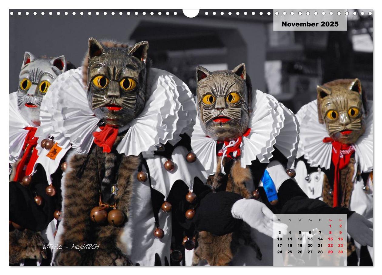 Bild: 9783435569137 | Schwäbisch alemannische Fasnet (Wandkalender 2025 DIN A3 quer),...