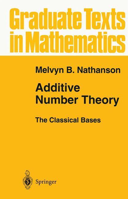 Bild: 9780387946566 | Additive Number Theory The Classical Bases | Melvyn B. Nathanson | xiv