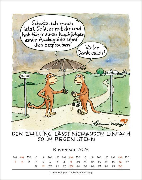 Bild: 9783731876649 | Zwillinge 2025 | Verlag Korsch | Kalender | Spiralbindung | 13 S.