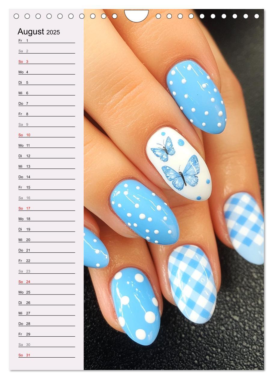 Bild: 9783457205686 | Nageldesign. Außergewöhnliche Fingernägel (Wandkalender 2025 DIN A4...