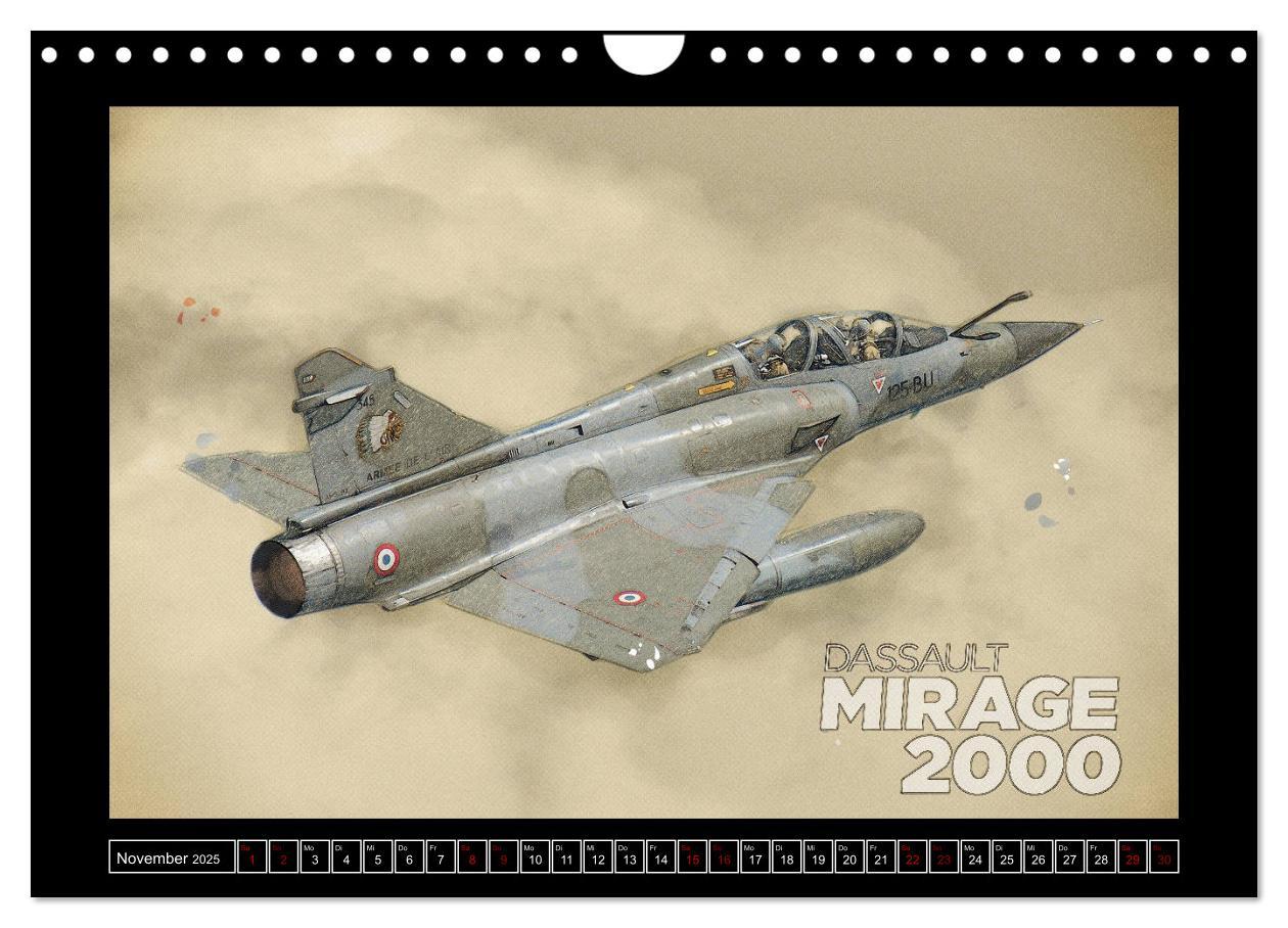 Bild: 9783435325559 | Aero Action Art - Luftfahrt Kunst (Wandkalender 2025 DIN A4 quer),...