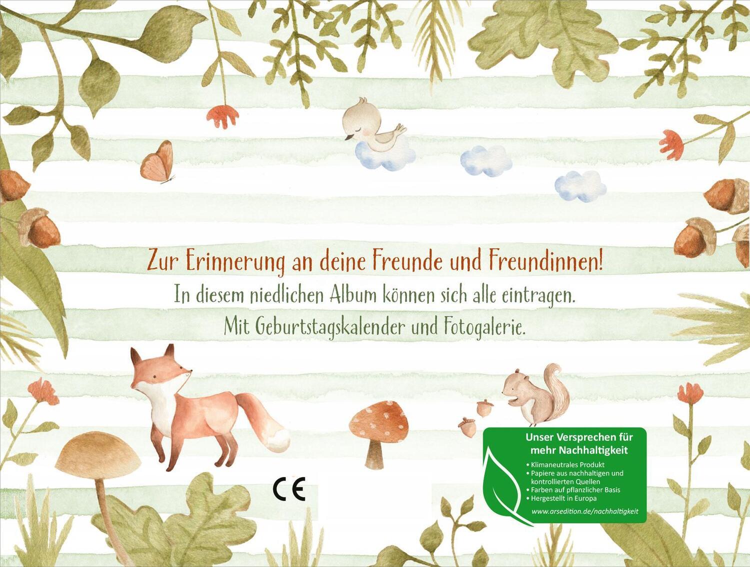 Rückseite: 4014489131342 | Alle meine Freunde - Waldtiere | Buch | 80 S. | Deutsch | 2023