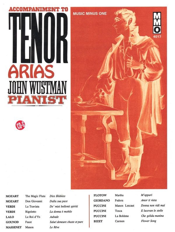 Cover: 9781596155077 | Accompaniment to Tenor Arias | Music Minus One | Buch + CD | 2006