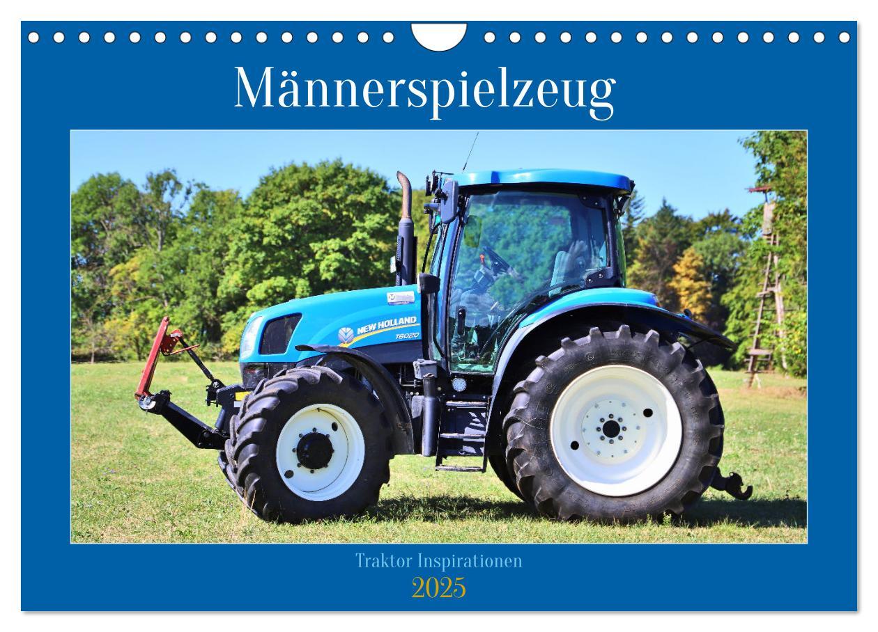 Cover: 9783383932373 | Männerspielzeug Traktor Inspirationen (Wandkalender 2025 DIN A4...