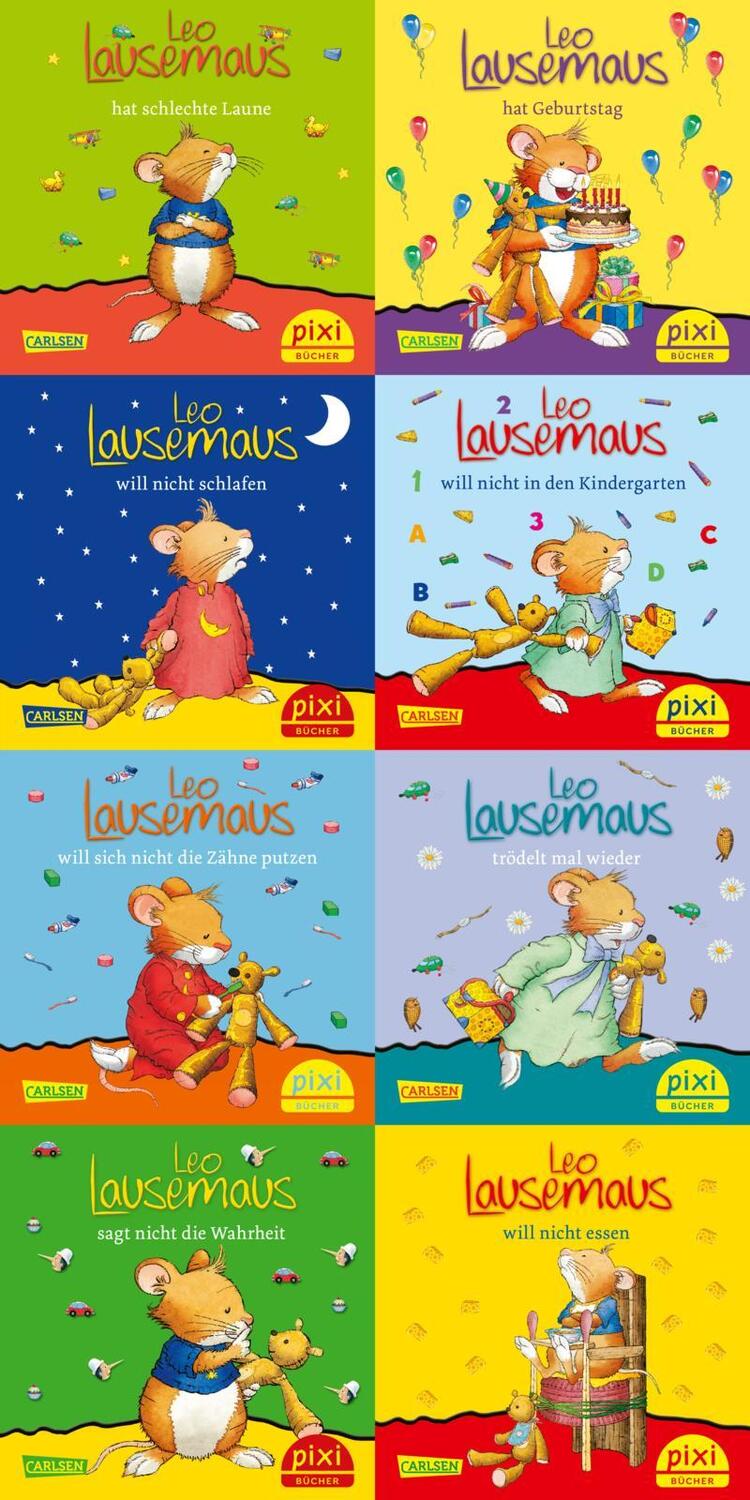 Cover: 9783551044839 | Pixi-Bundle 8er Serie 271: Neues von Leo Lausemaus (8x1 Exemplar)