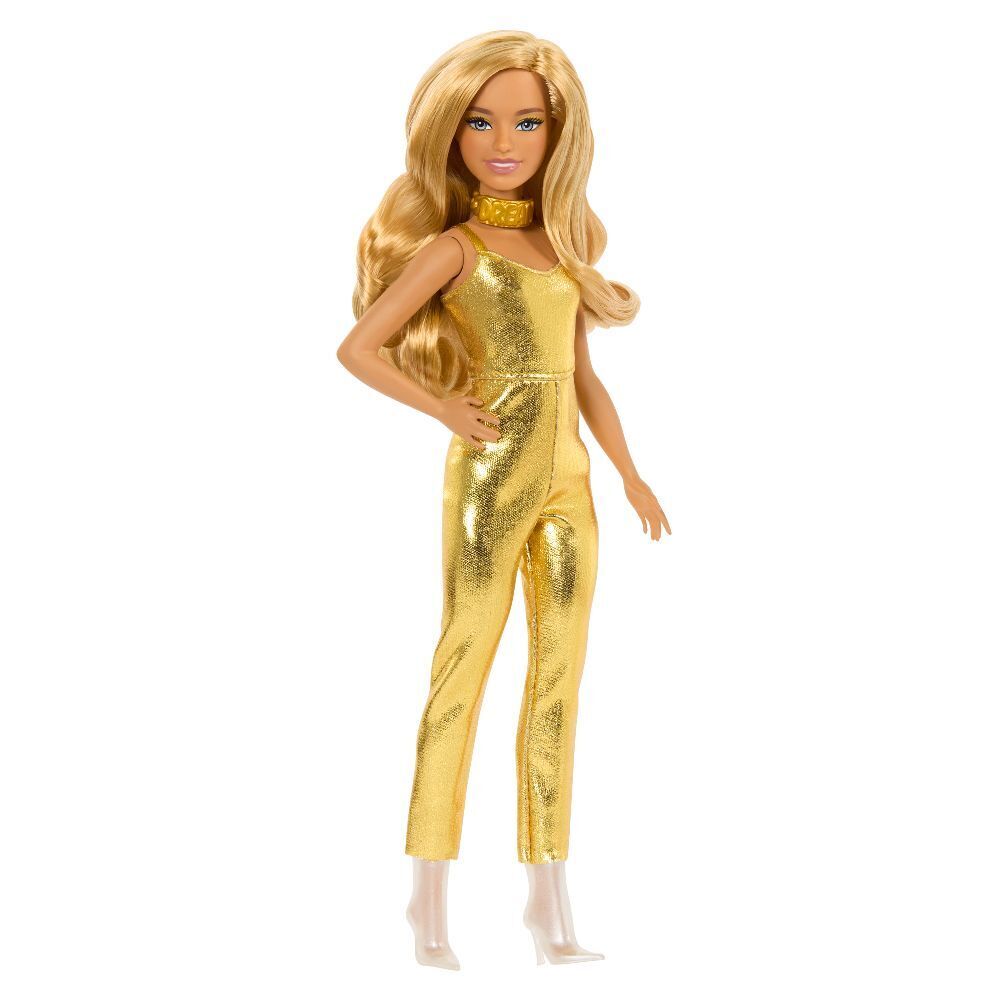 Cover: 194735176779 | Barbie Fashionista Puppe, goldener Jumpsuit | Stück | Fensterkarton