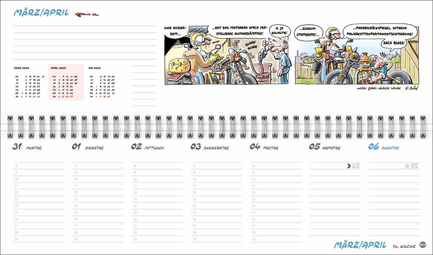 Bild: 9783756409174 | Werner Wochenquerplaner 2025 | Rötger Feldmann | Kalender | 112 S.