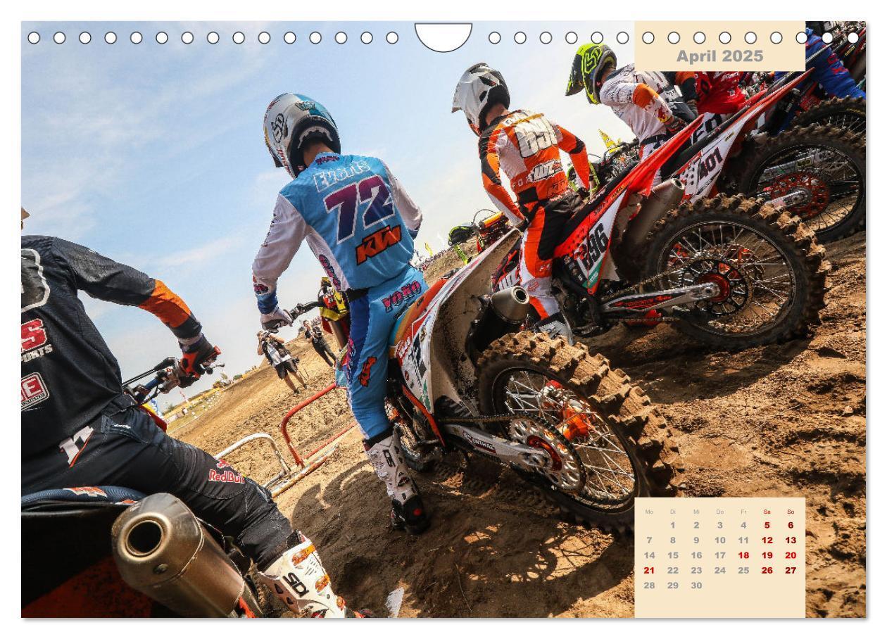 Bild: 9783435026128 | Motocross 2025 (Wandkalender 2025 DIN A4 quer), CALVENDO...