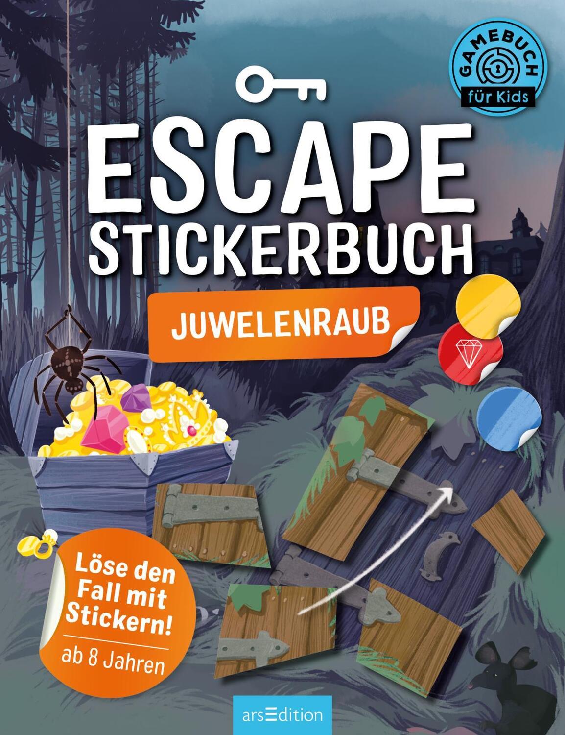 Bild: 9783845842288 | Escape-Stickerbuch - Juwelenraub | Löse den Fall mit Stickern! | Buch