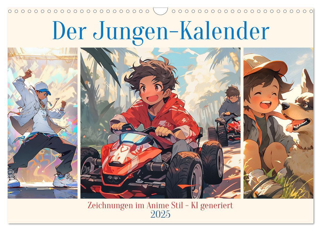 Cover: 9783457154823 | Der Jungen-Kalender (Wandkalender 2025 DIN A3 quer), CALVENDO...