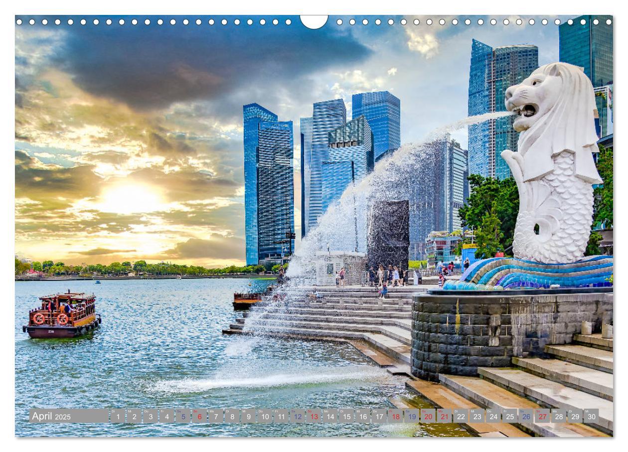 Bild: 9783435244171 | Singapur - Asiatische Lifestyle Metropole (Wandkalender 2025 DIN A3...