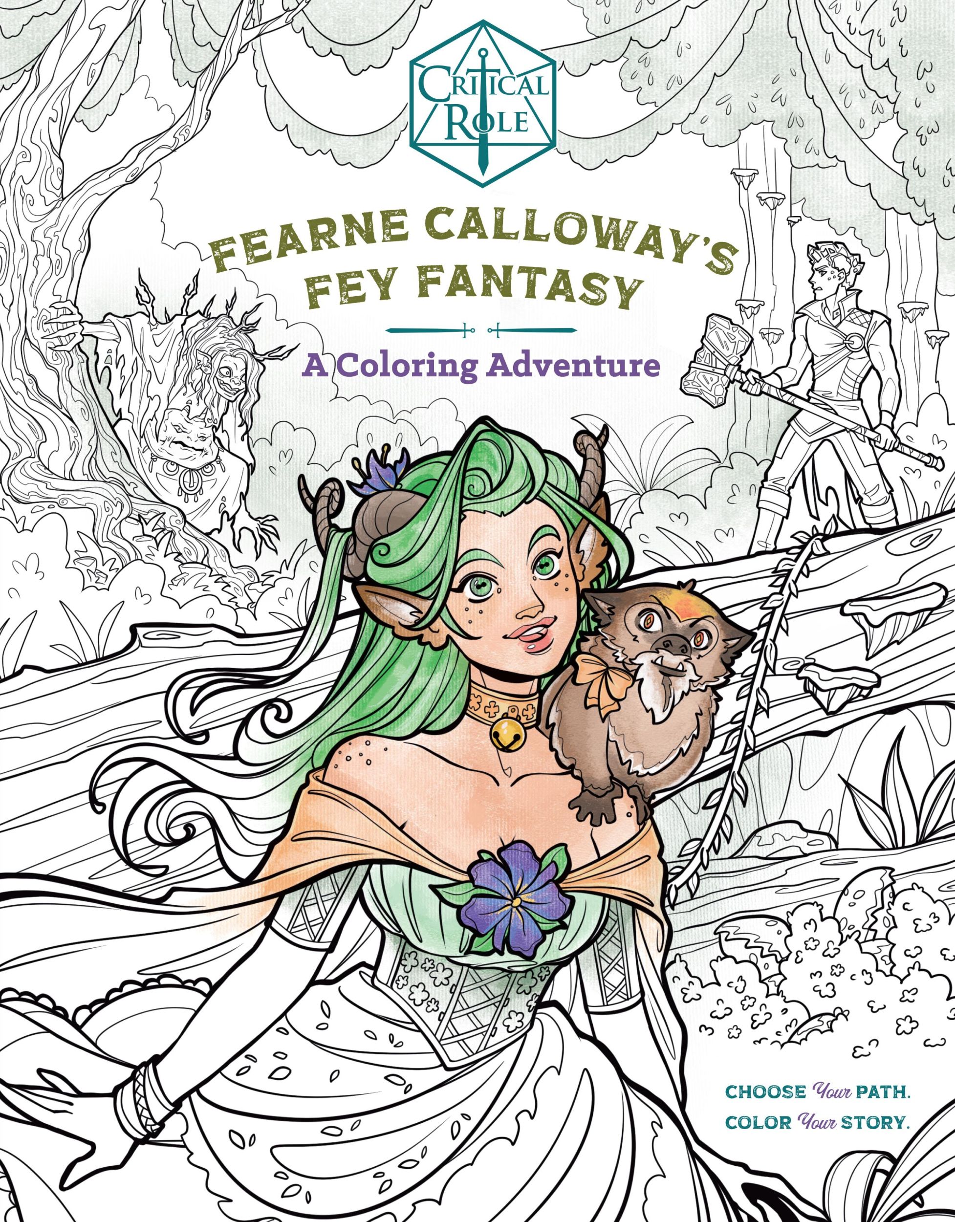 Cover: 9798886634099 | Critical Role: Fearne Calloway's Fey Fantasy | A Coloring Adventure