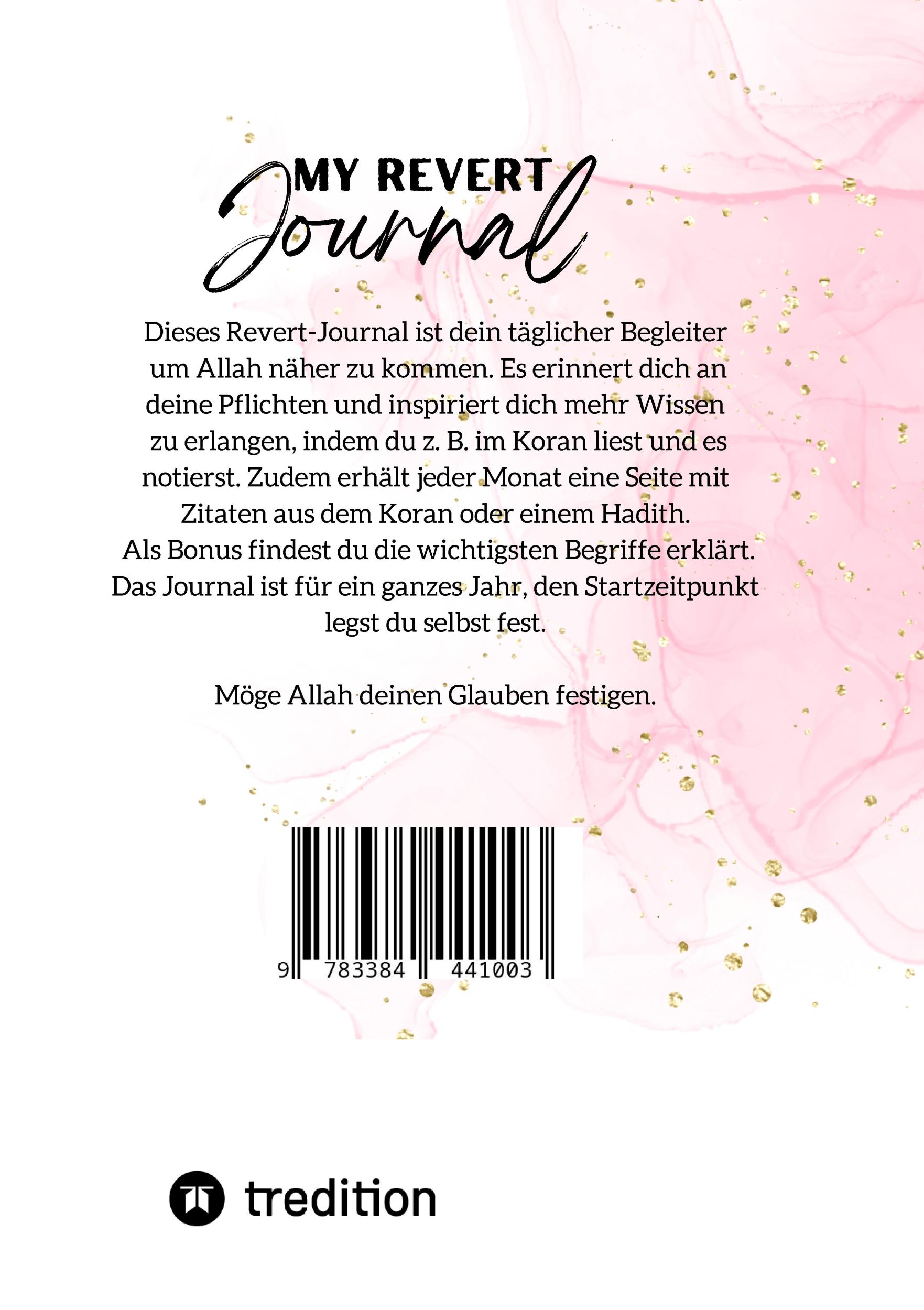 Rückseite: 9783384441003 | My Revert-Journal | Ich bin Muslima al-Hamdu li-L¿h | Tamara Kahl