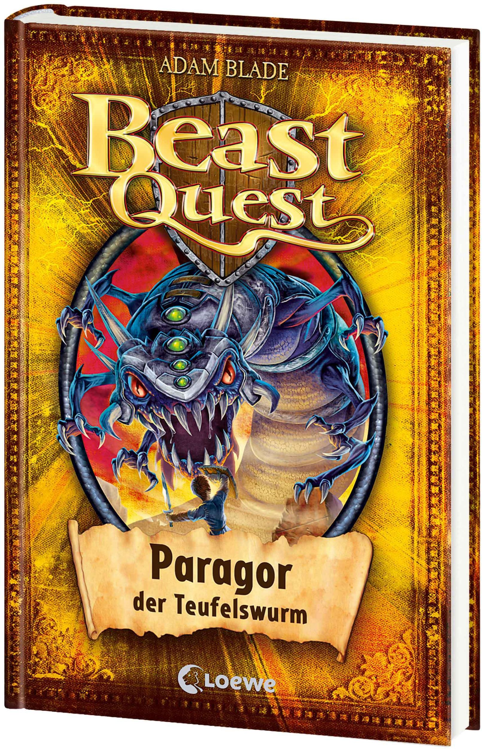 Cover: 9783785576434 | Beast Quest 29 . Paragor, der Teufelswurm | Band 29 | Adam Blade