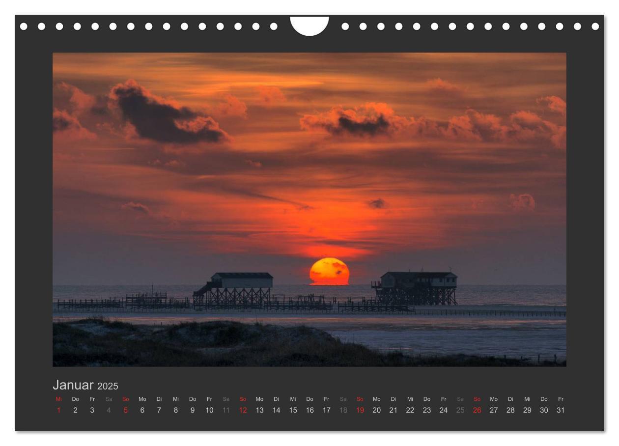 Bild: 9783435660339 | Impressionen aus St. Peter-Ording (Wandkalender 2025 DIN A4 quer),...