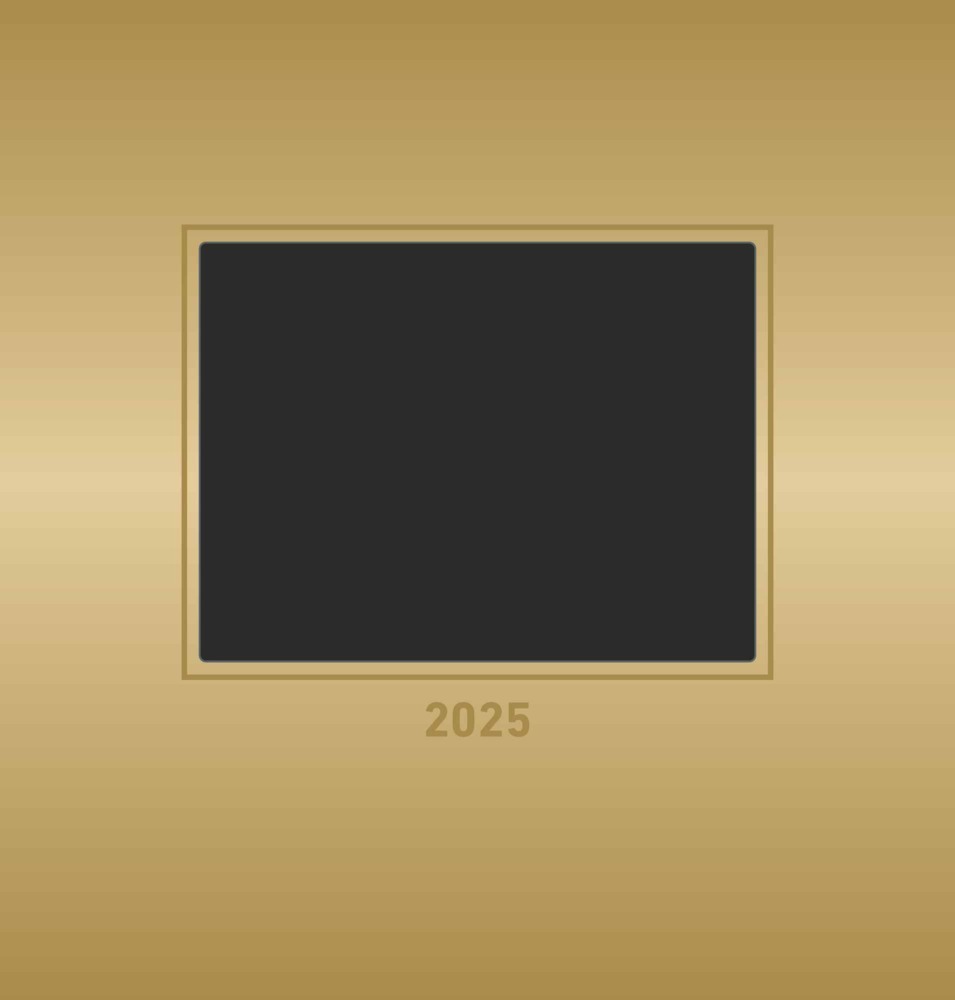 Cover: 4251732344528 | Alpha Edition - Foto-Bastelkalender Gold 2025, 21x22cm, Do it...