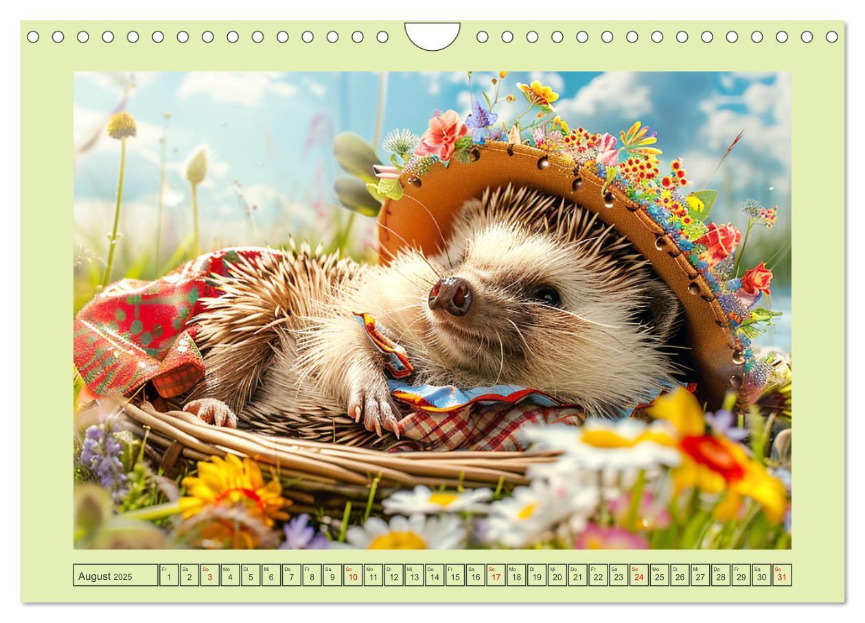 Bild: 9783435639939 | Zauberhafte Igel-Models. Blumiger Stil in der Natur (Wandkalender...