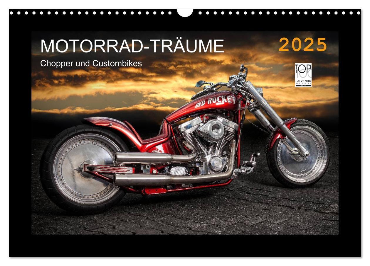 Cover: 9783435708956 | Motorrad-Träume ¿ Chopper und Custombikes (Wandkalender 2025 DIN A3...