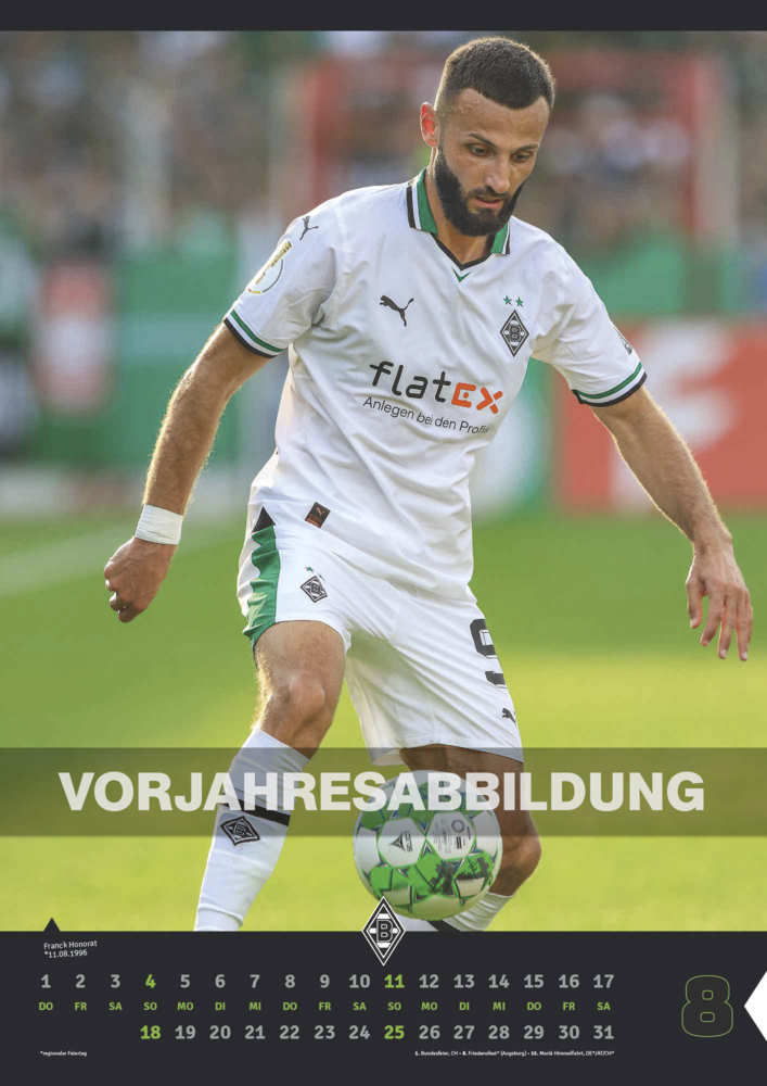 Bild: 4002725994394 | N NEUMANNVERLAGE - Borussia Mönchengladbach 2025 Wandkalender,...