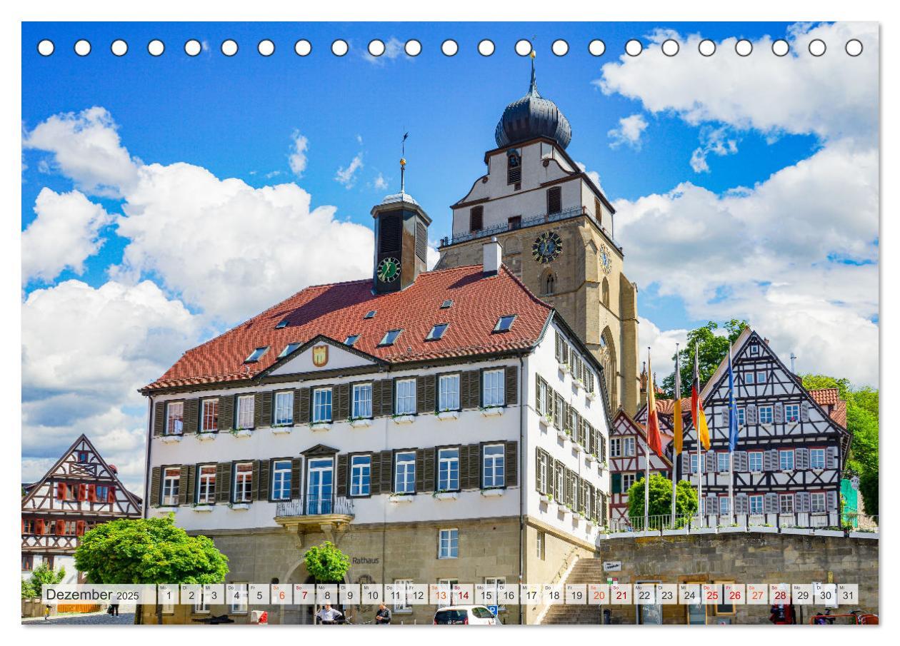 Bild: 9783435052400 | Herrenberg Impressionen (Tischkalender 2025 DIN A5 quer), CALVENDO...