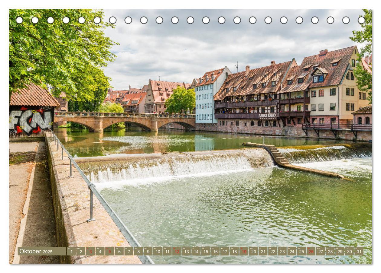 Bild: 9783435298259 | Nürnberg - Historische Altstadt (Tischkalender 2025 DIN A5 quer),...