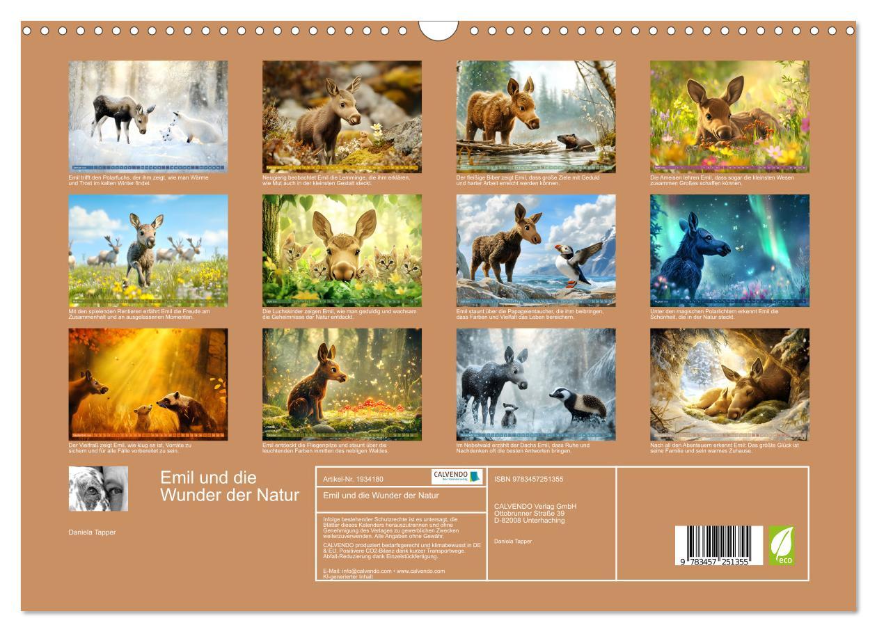 Bild: 9783457251355 | Emil und die Wunder der Natur (Wandkalender 2026 DIN A3 quer),...