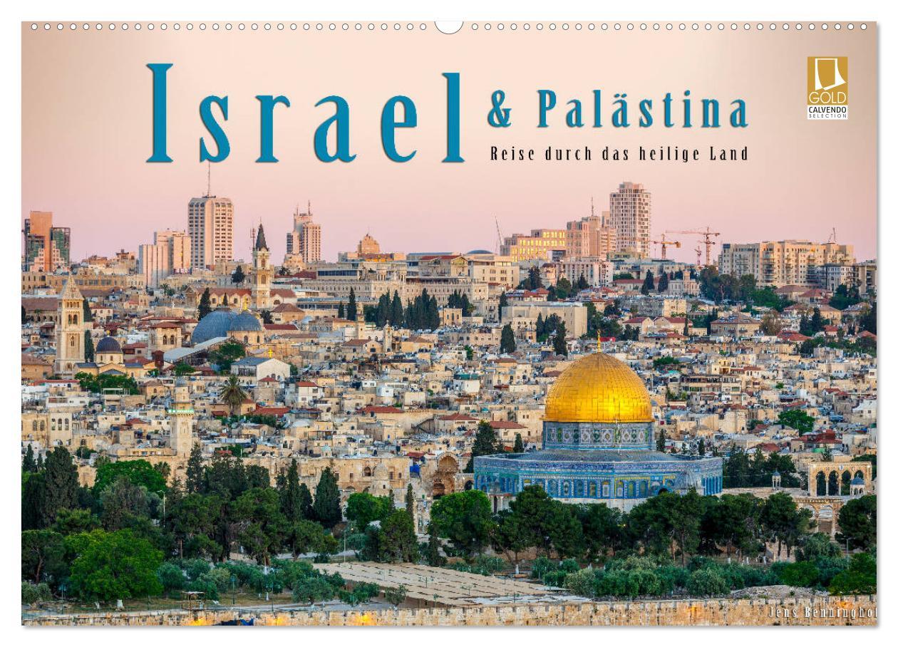 Cover: 9783435228126 | Israel &amp; Palästina - Reise durch das heilige Land (Wandkalender...