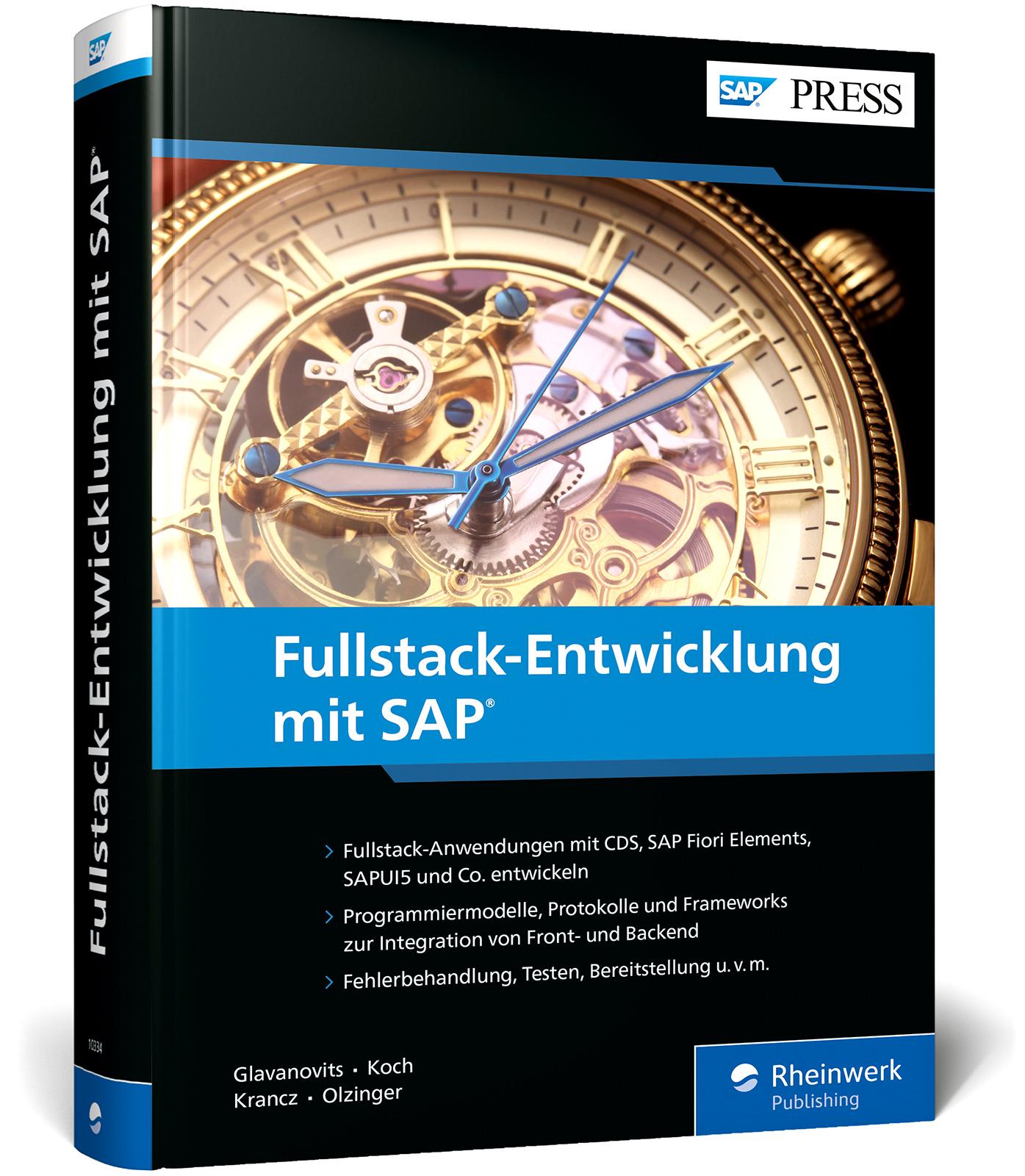 Cover: 9783367103348 | Fullstack-Entwicklung mit SAP | Rene Glavanovits (u. a.) | Buch | 2024