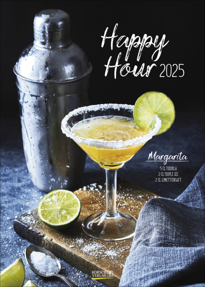 Cover: 9783731880110 | Happy Hour 2025 | Korsch Verlag | Kalender | Spiralbindung | 14 S.