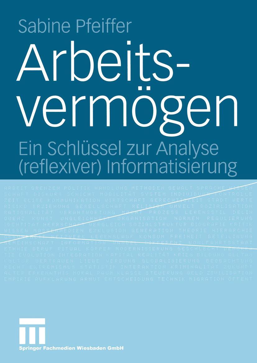 Cover: 9783531142265 | Arbeitsvermögen | Sabine Pfeiffer | Taschenbuch | 348 S. | Deutsch