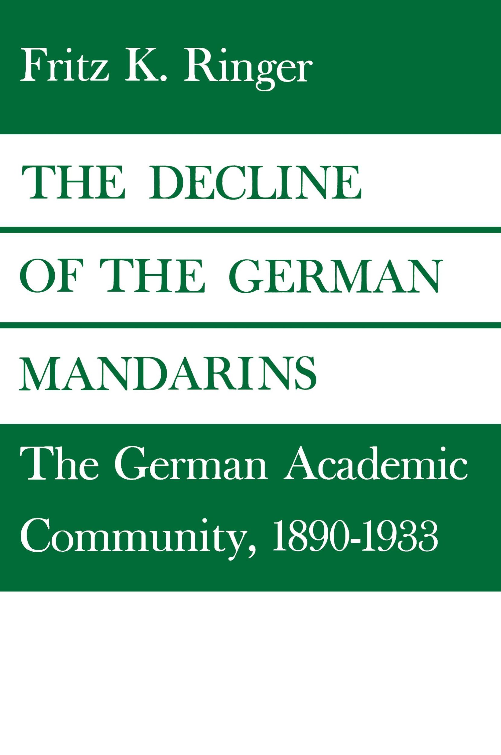 Cover: 9780819562357 | The Decline of the German Mandarins | Fritz Ringer | Taschenbuch