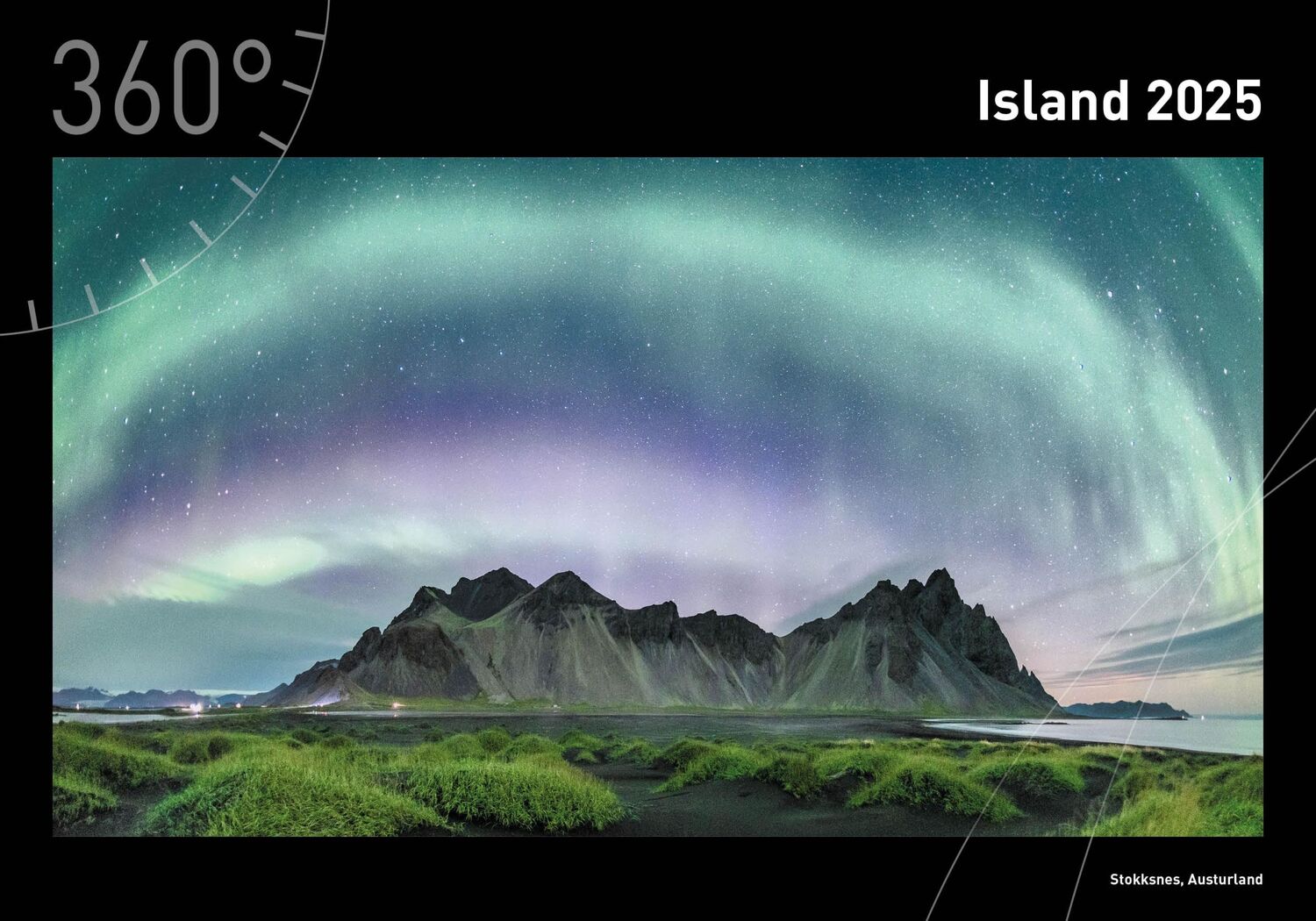 Cover: 9783968555140 | 360° Island Premiumkalender 2025 | Gerhard Zwerger-Schoner | Kalender