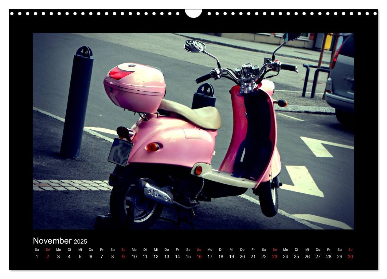 Bild: 9783435838127 | Motorroller (Wandkalender 2025 DIN A3 quer), CALVENDO Monatskalender