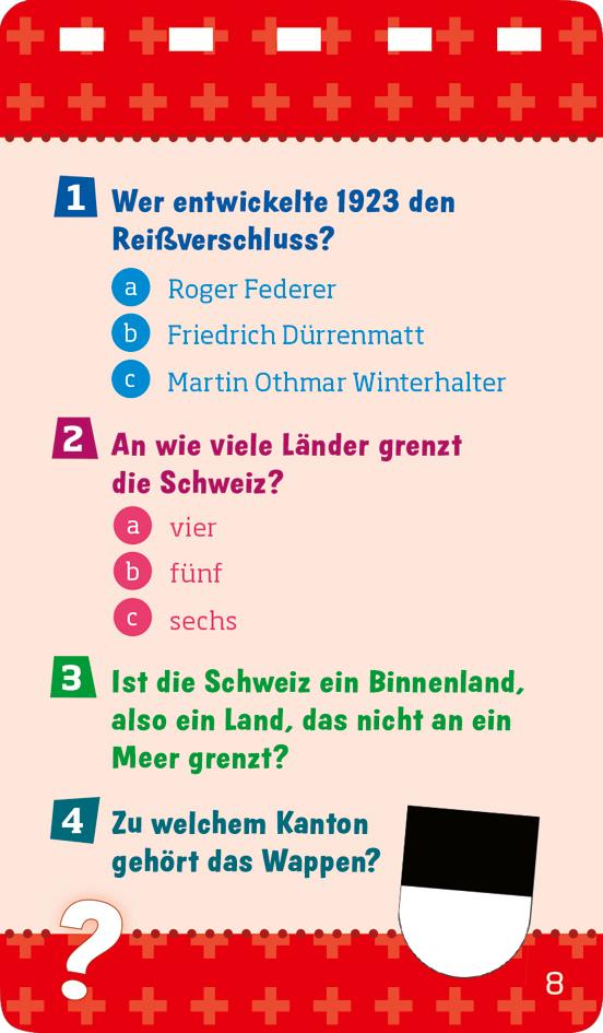 Bild: 9783788677701 | WAS IST WAS Quiz Schweiz | KG | Taschenbuch | WAS IST WAS Quizblöcke