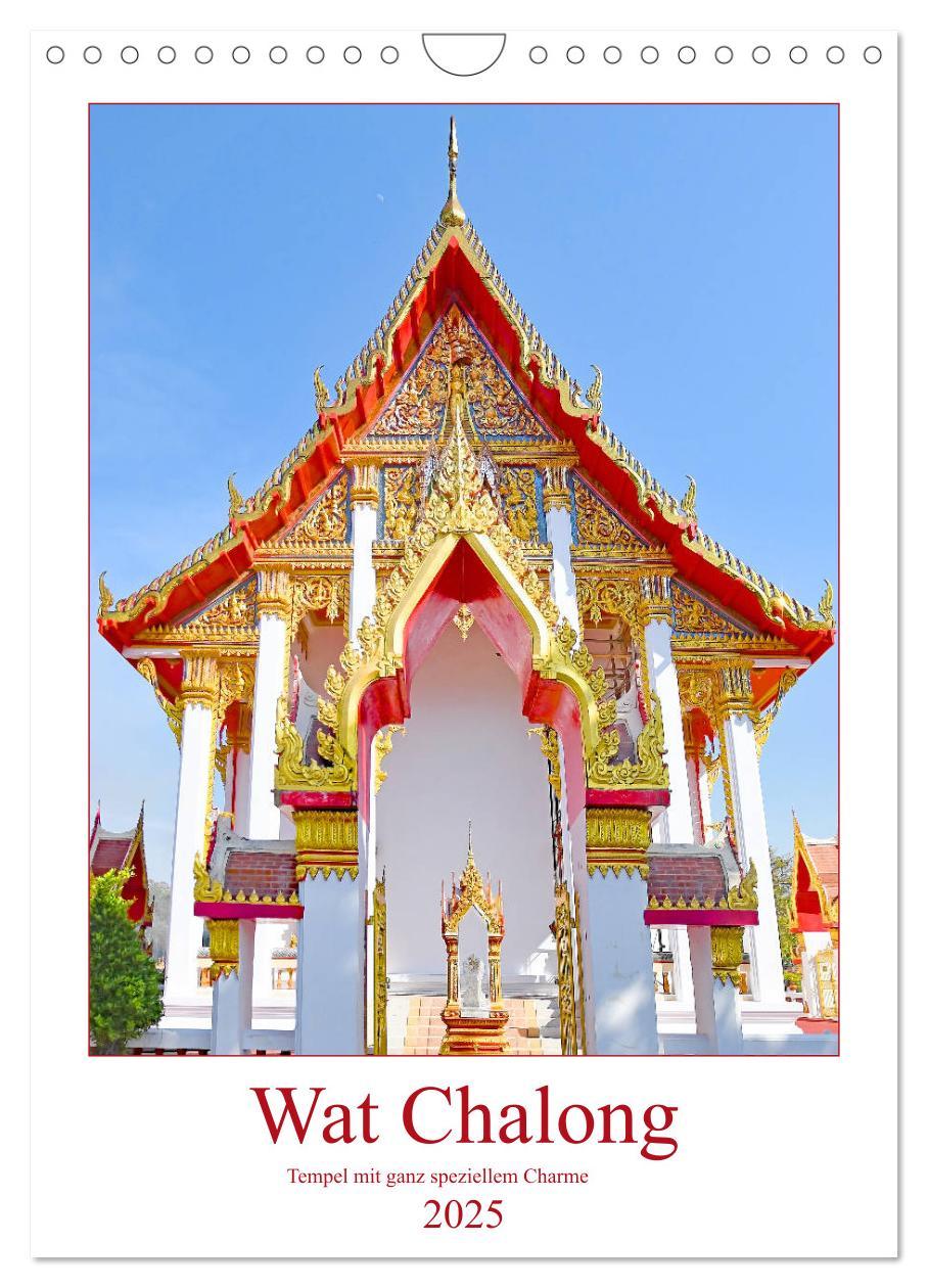 Cover: 9783435946167 | Wat Chalong - Tempel mit ganz speziellem Charme (Wandkalender 2025...