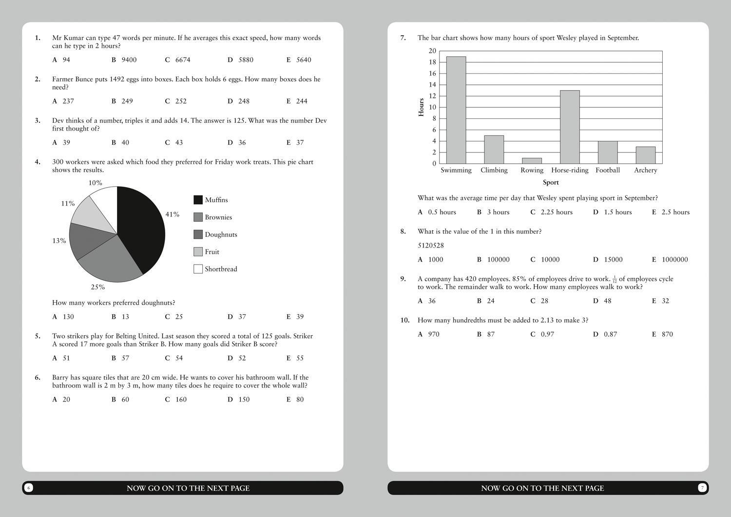 Bild: 9780008278021 | 11+ Maths Practice Papers Book 2 | For the 2024 Gl Assessment Tests