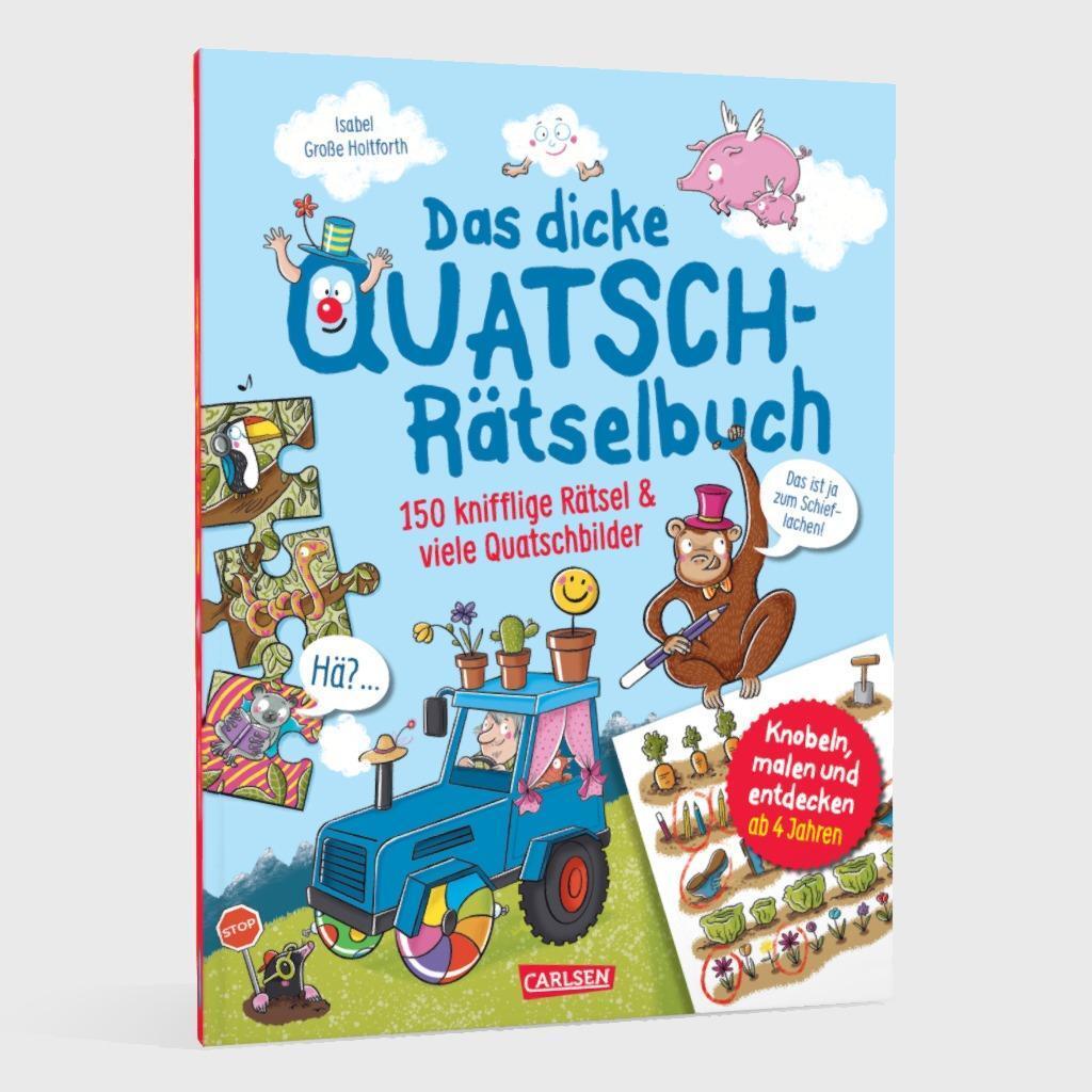 Bild: 9783551192141 | Das dicke Quatsch-Rätselbuch | Isabel Große Holtforth | Taschenbuch