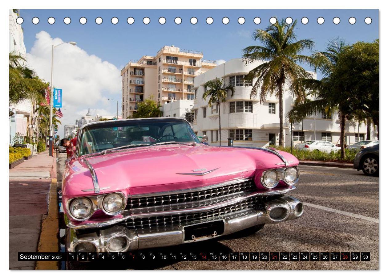 Bild: 9783435742820 | Miami und Florida (Tischkalender 2025 DIN A5 quer), CALVENDO...