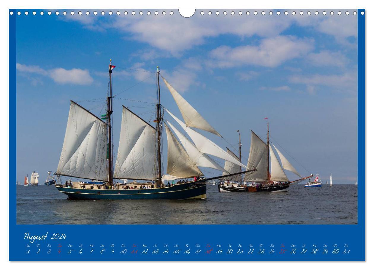 Bild: 9783383628894 | Unter Segeln (Wandkalender 2024 DIN A3 quer), CALVENDO Monatskalender