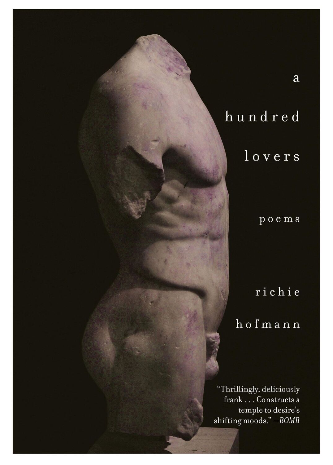 Cover: 9781524712051 | A Hundred Lovers | Poems | Richie Hofmann | Taschenbuch | Englisch