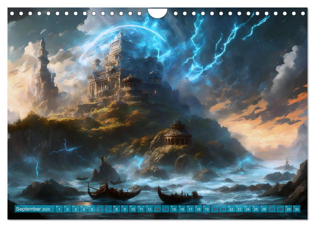 Bild: 9783457015773 | Visionen aus Atlantis (Wandkalender 2025 DIN A4 quer), CALVENDO...