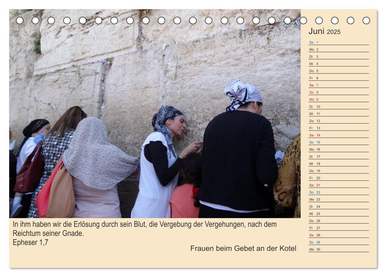 Bild: 9783435764853 | Jerusalem mit Bibelversen / Geburtstagsplaner (Tischkalender 2025...