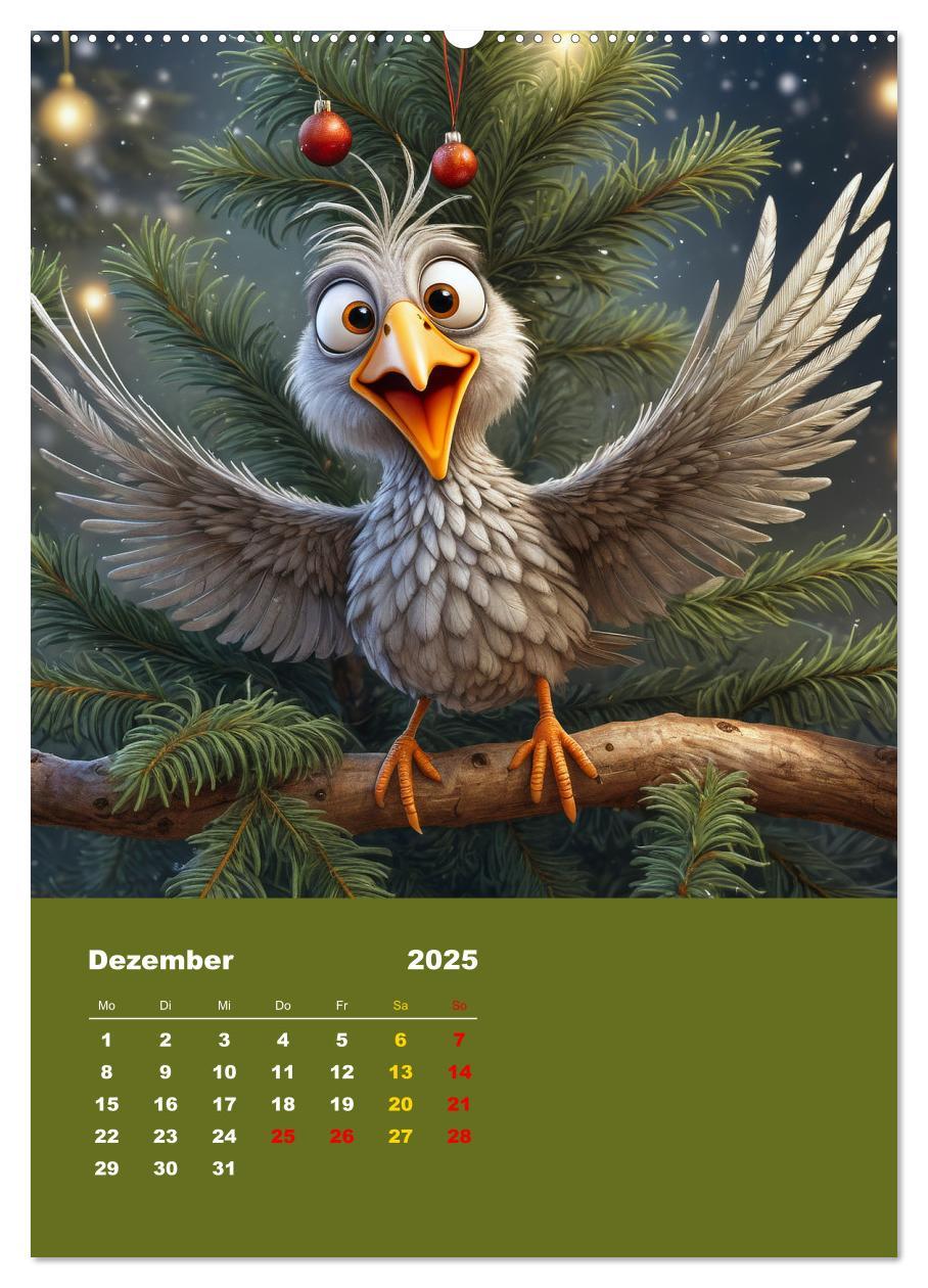 Bild: 9783457150290 | Diese schrägen Vögel (Wandkalender 2025 DIN A2 hoch), CALVENDO...